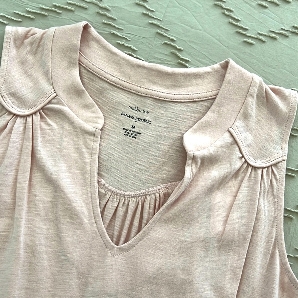 Banana Republic Factory Light Pink Malibu Tee